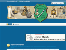 Tablet Screenshot of blankwaffen-forum.de